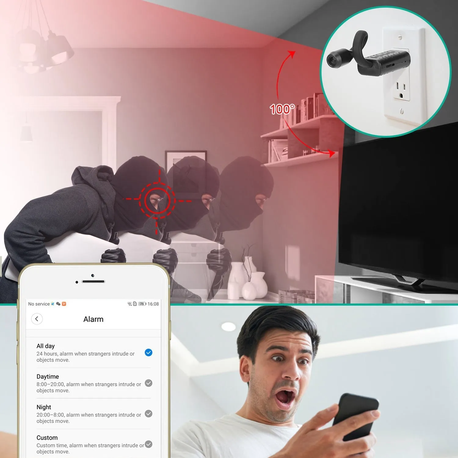 1080P HD Mini USB IP Camera Motion Detection
