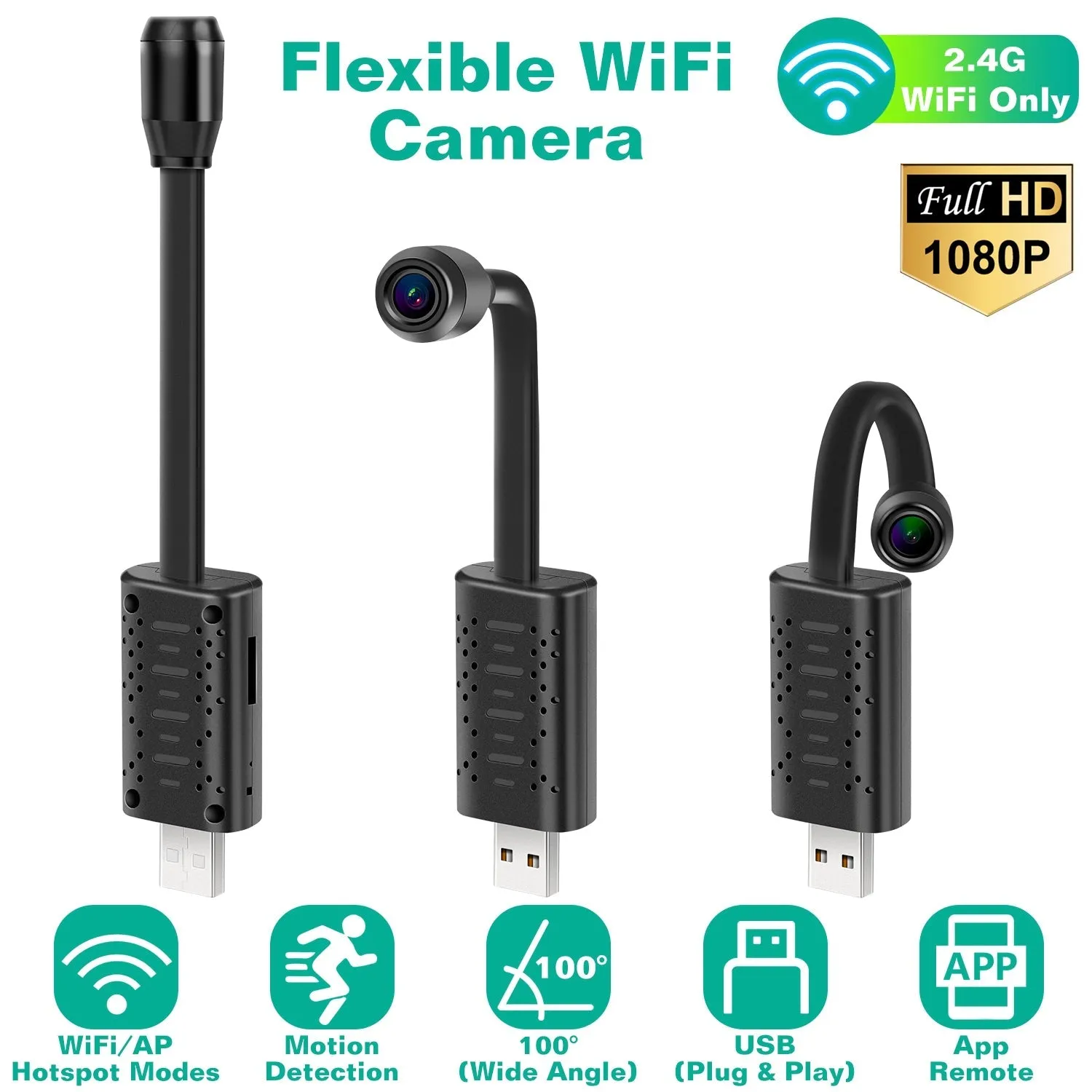 1080P HD Mini USB IP Camera Motion Detection