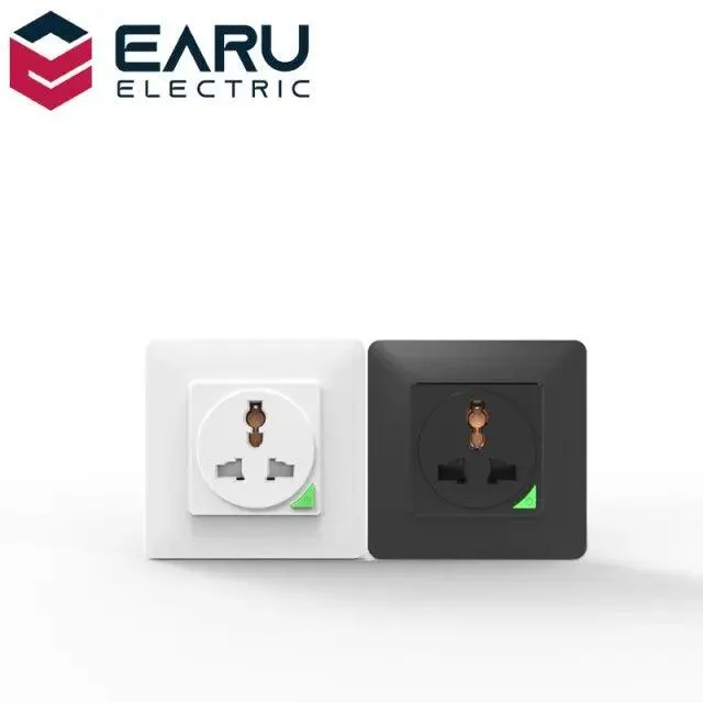 16A EU UK Universal WiFi Smart Wall Power Socket/ Remote Control