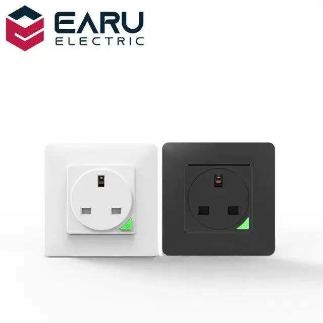 16A EU UK Universal WiFi Smart Wall Power Socket/ Remote Control