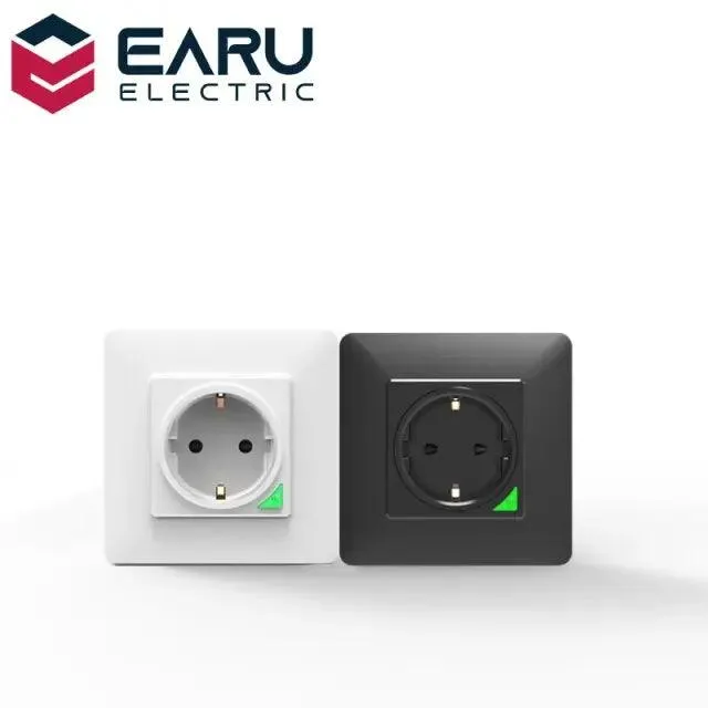 16A EU UK Universal WiFi Smart Wall Power Socket/ Remote Control