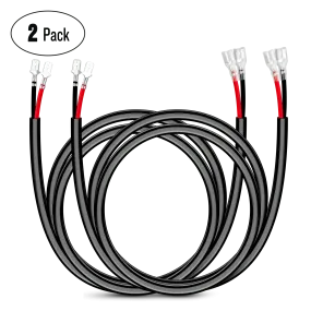 2PCS 16AWG 3FT Wire Extension Kit For LED Light Bar/Led Pods/LED Work Light