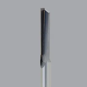 48-079, 0.25" Dia, 1" LOC, 0.25" Shank Dia, 3.25" OAL, Single Flute Router Bit