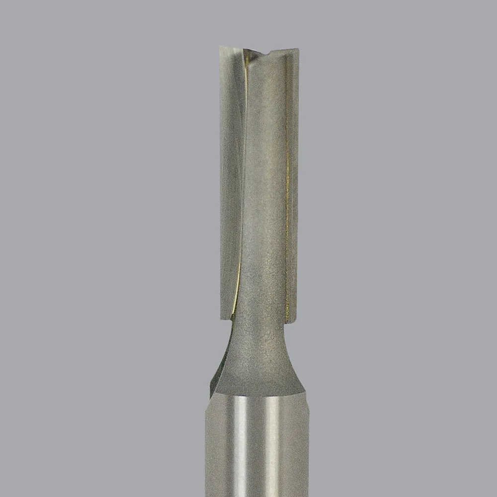48-158, 0.375" Dia, 1.2" LOC, 0.5" Shank Dia, 2.75" OAL, Two Flute Router Bit