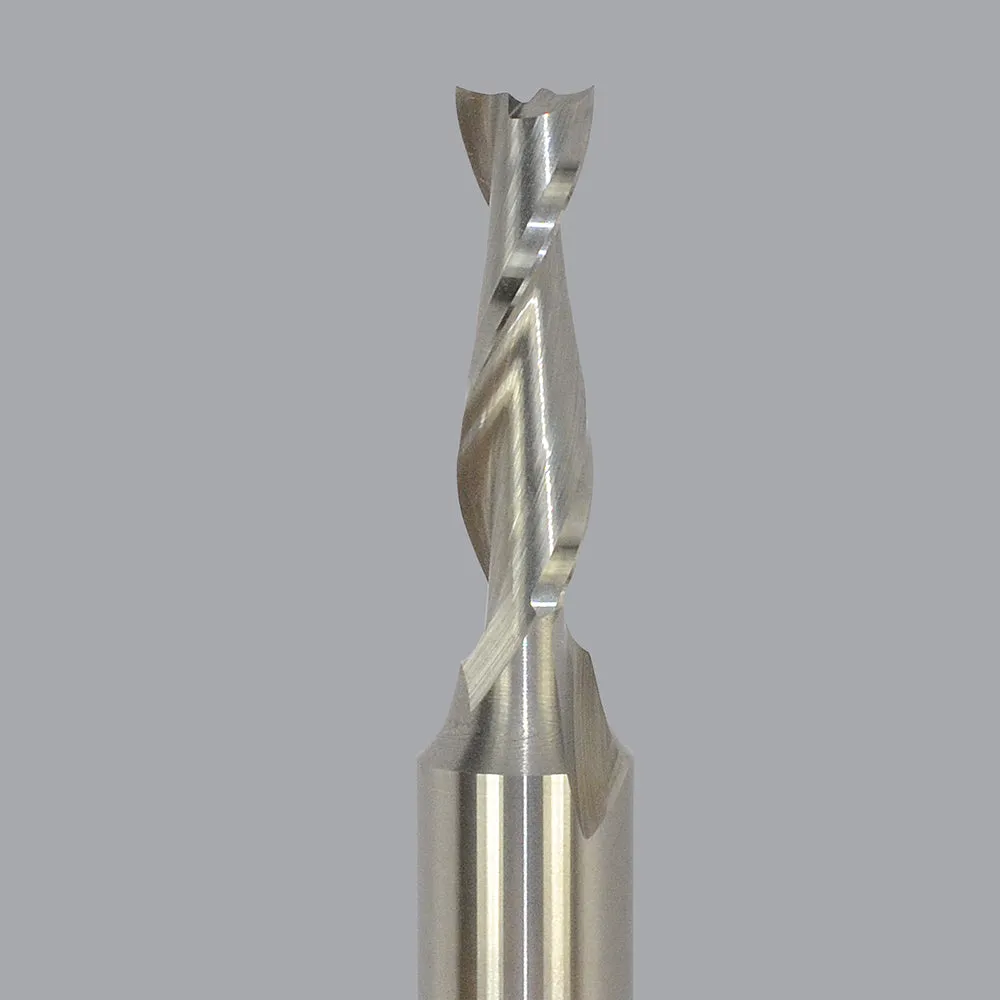 52-340, 0.4375" Dia, 1" LOC, 0.5" Shank Dia, 3" OAL, Two Flute Router Bit
