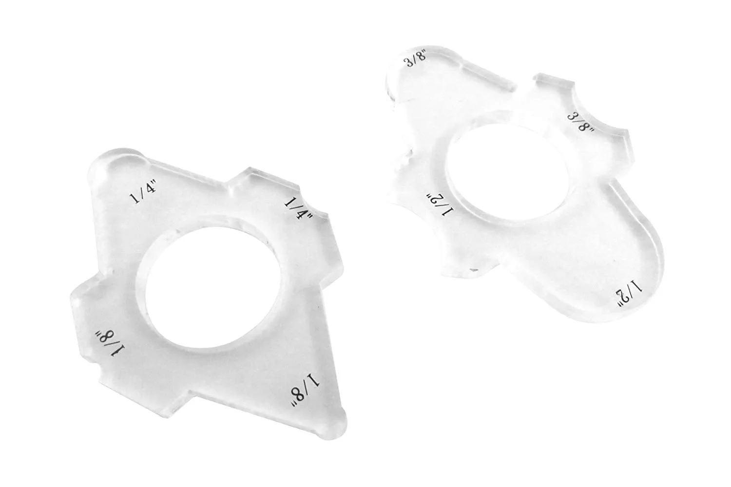 6 Piece Radius Gauge Set Acrylic