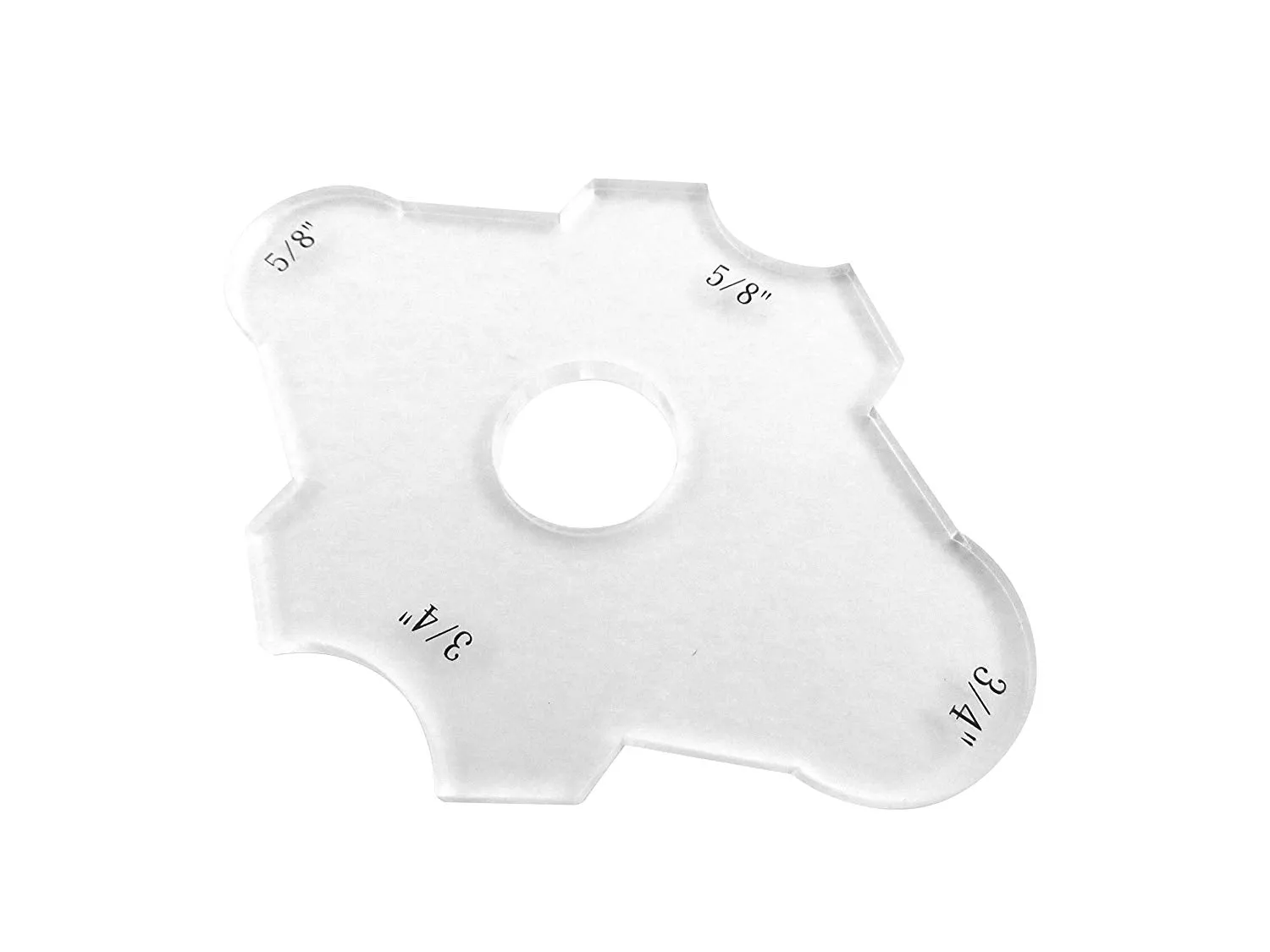 6 Piece Radius Gauge Set Acrylic