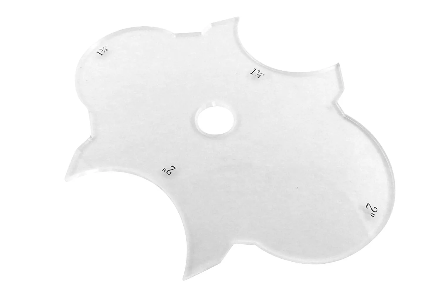 6 Piece Radius Gauge Set Acrylic