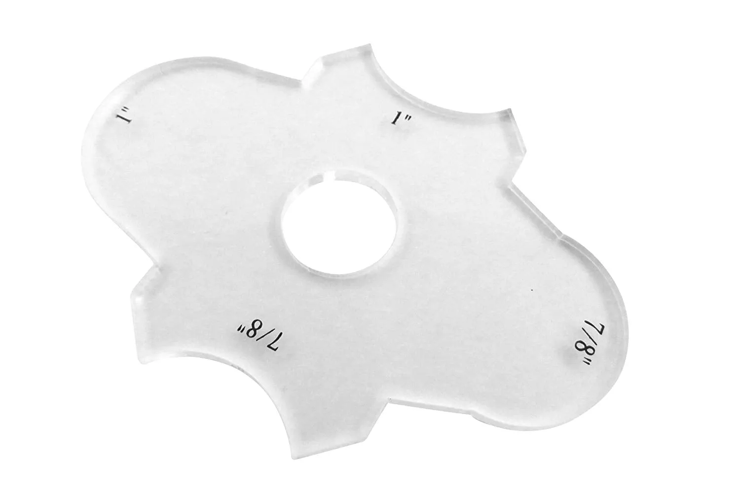 6 Piece Radius Gauge Set Acrylic