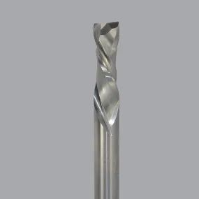 60-124MW, 0.375" Dia, 1.125" LOC, 0.375" Shank Dia, 3" OAL, 2 Flute Max Wear Compression Router Bit