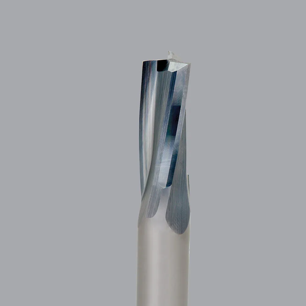 60-249, 0.5" Dia, 1.125" LOC, 0.5" Shank Dia, 3.5" OAL, Triple Flute Upcut Router Bit