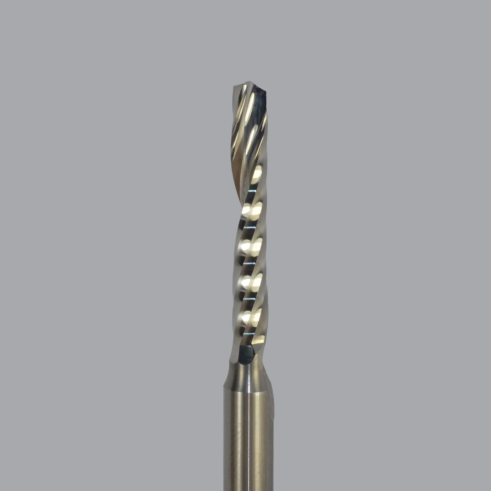65-020, 0.1875" Dia, 1.2" LOC, 0.25" Shank Dia, 3" OAL, Single Flute Router Bit