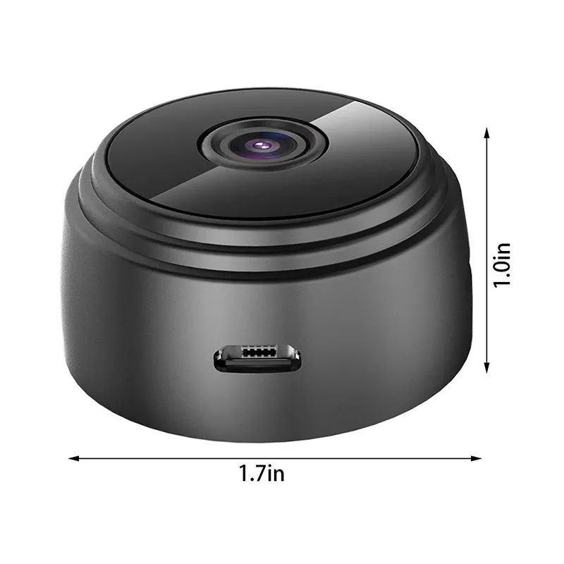 A9 Mini Wi-Fi Security Camera  Full  HD 1080 Pixels with Stand (Wireless)