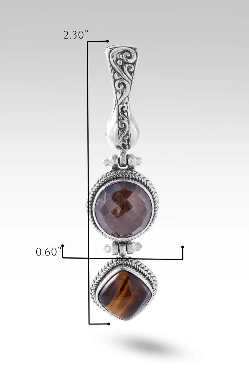 Act with Kindness Pendant II™ in Brown Sapphire