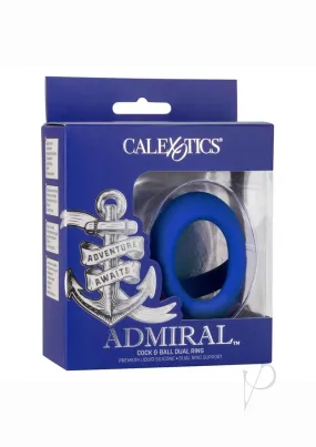 Admiral Cock and Ball Dual Ring Blue
