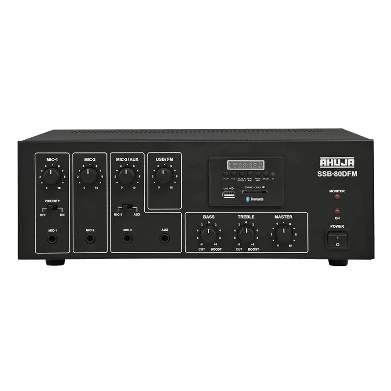 Ahuja SSB80DFM Medium Wattage PA Mixer Amplifier