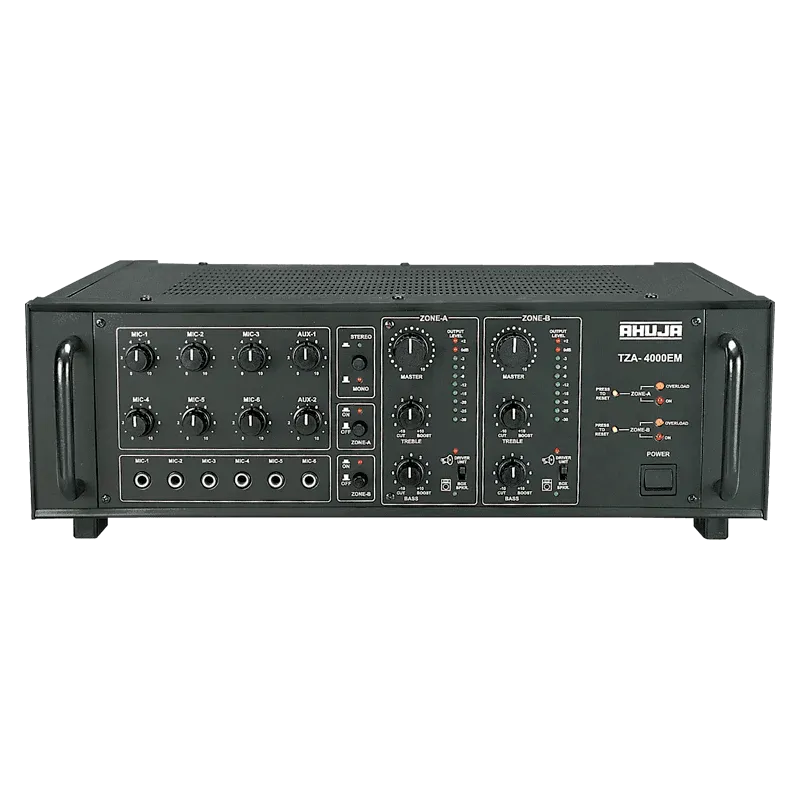 Ahuja TZA-4000EM 400 WATTS 2 ZONE PA MIXER AMPLIFIER