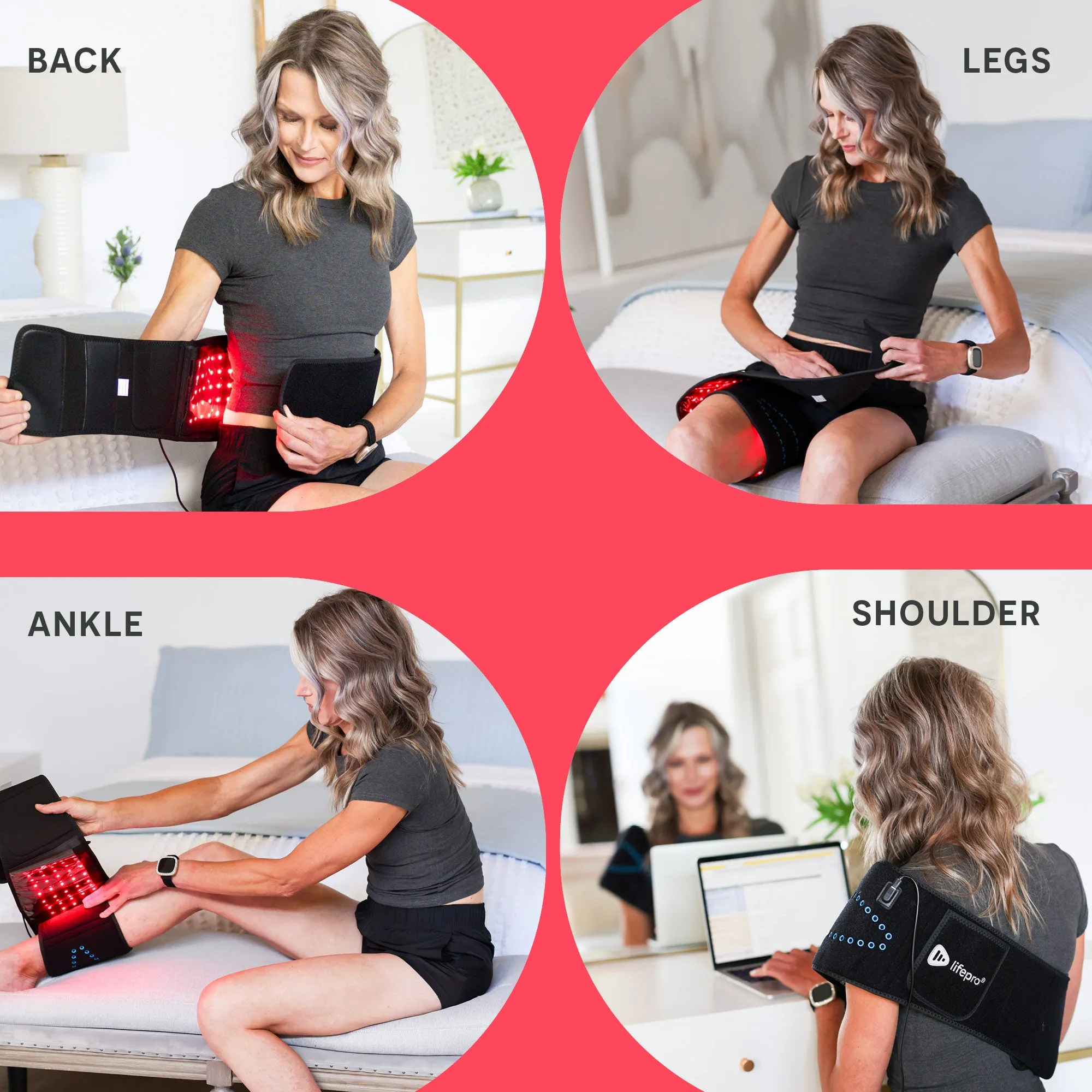 AllevaRed Light Therapy Belt