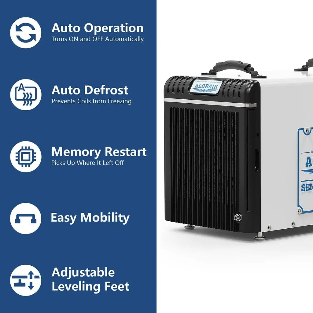 Alorair HDi90 - Basement/Crawlspace Dehumidifiers 198 PPD (Saturation) - Sentinel HDi90