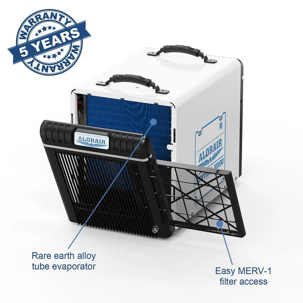 Alorair HDi90 - Basement/Crawlspace Dehumidifiers 198 PPD (Saturation) - Sentinel HDi90