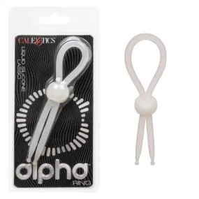 Alpha Liquid Silicone Lasso - Natural | Adjustable Premium Enhancer