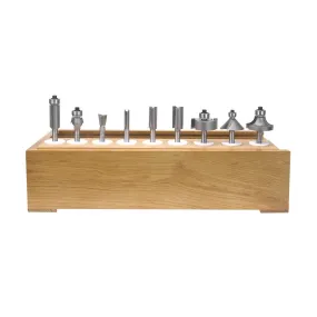 Amana AMS-111 11-Piece 1/4" Shank Router Bit Set
