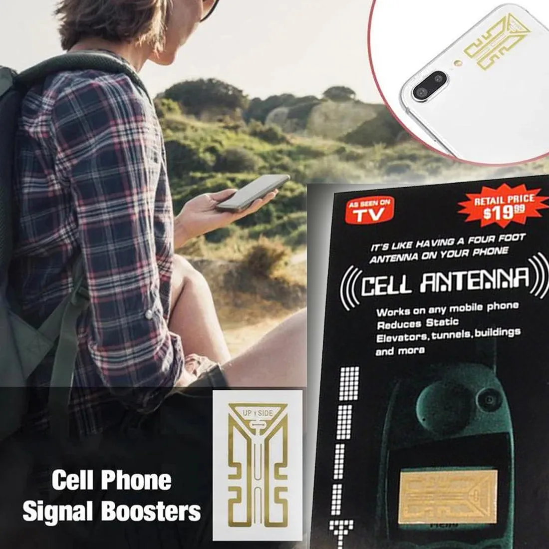 Antenna Signal Booster for Cell Phone and PDA