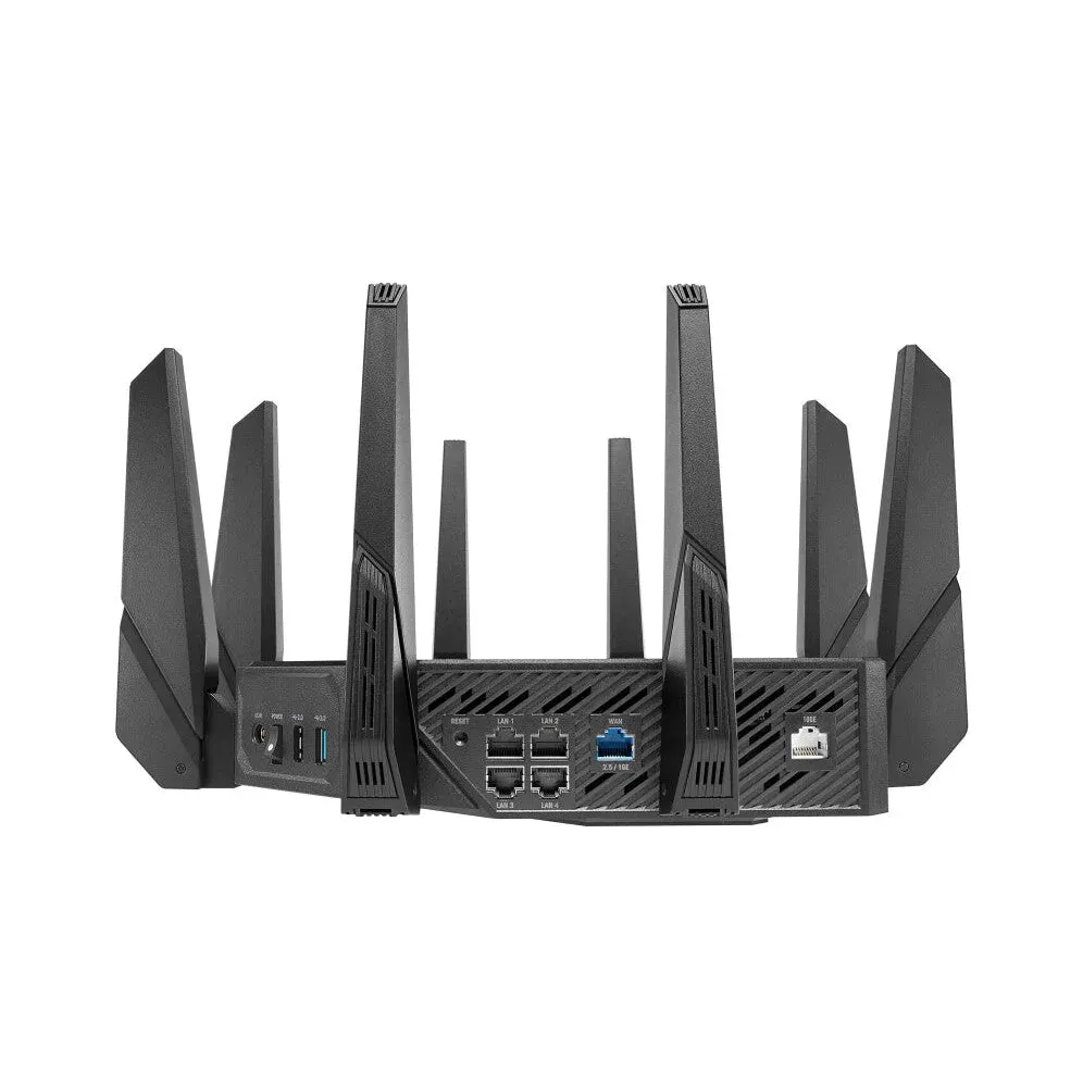 ASUS ROG Rapture GT-AX11000 Pro wireless router Gigabit Ethernet Tri-band (2.4 GHz / 5 GHz / 5 GHz) Black
