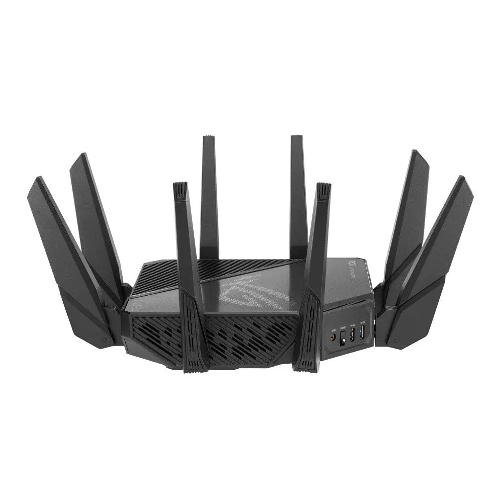 ASUS ROG Rapture GT-AX11000 Pro wireless router Gigabit Ethernet Tri-band (2.4 GHz / 5 GHz / 5 GHz) Black