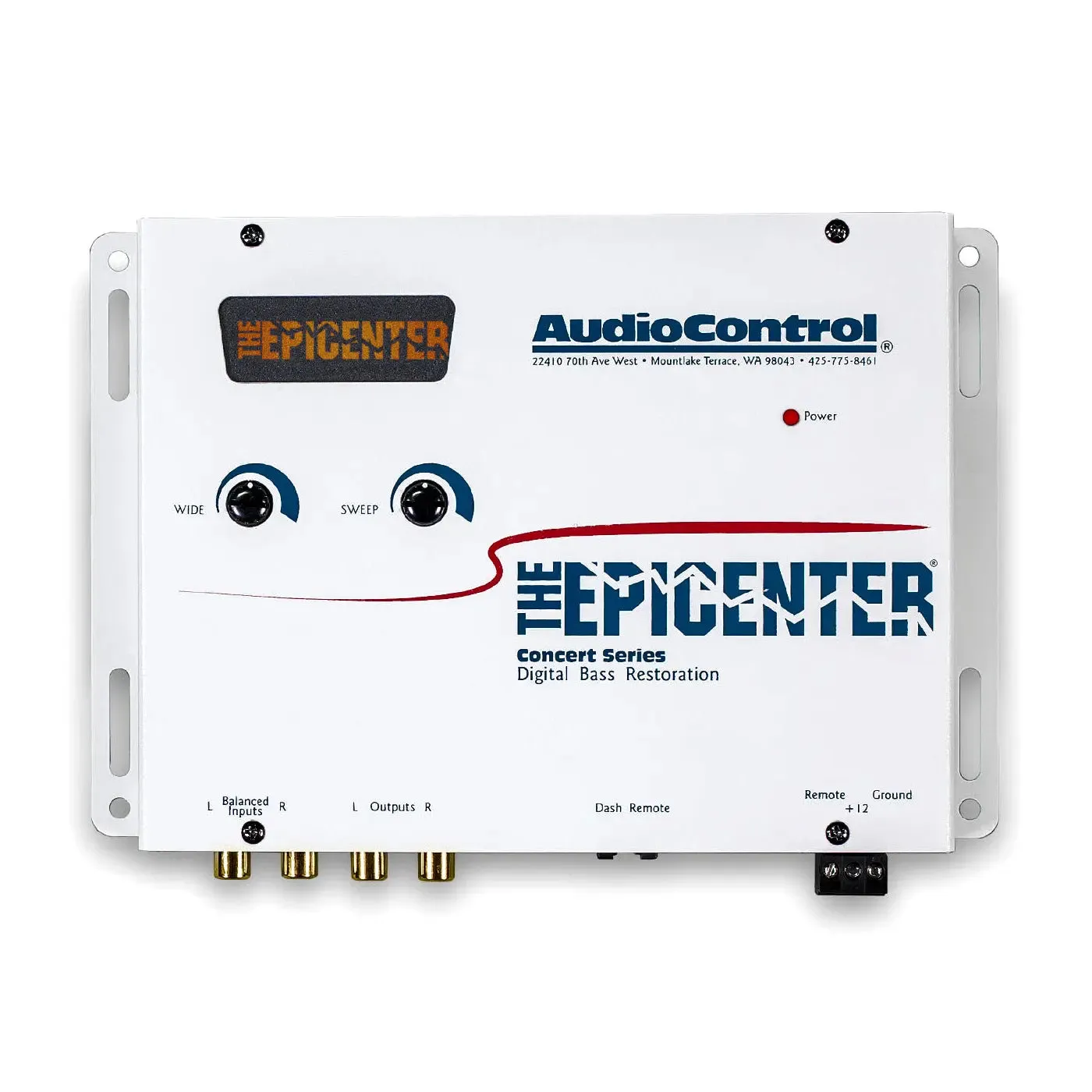 Audio Control Epicenter White Bass Enhancer Sound Processor
