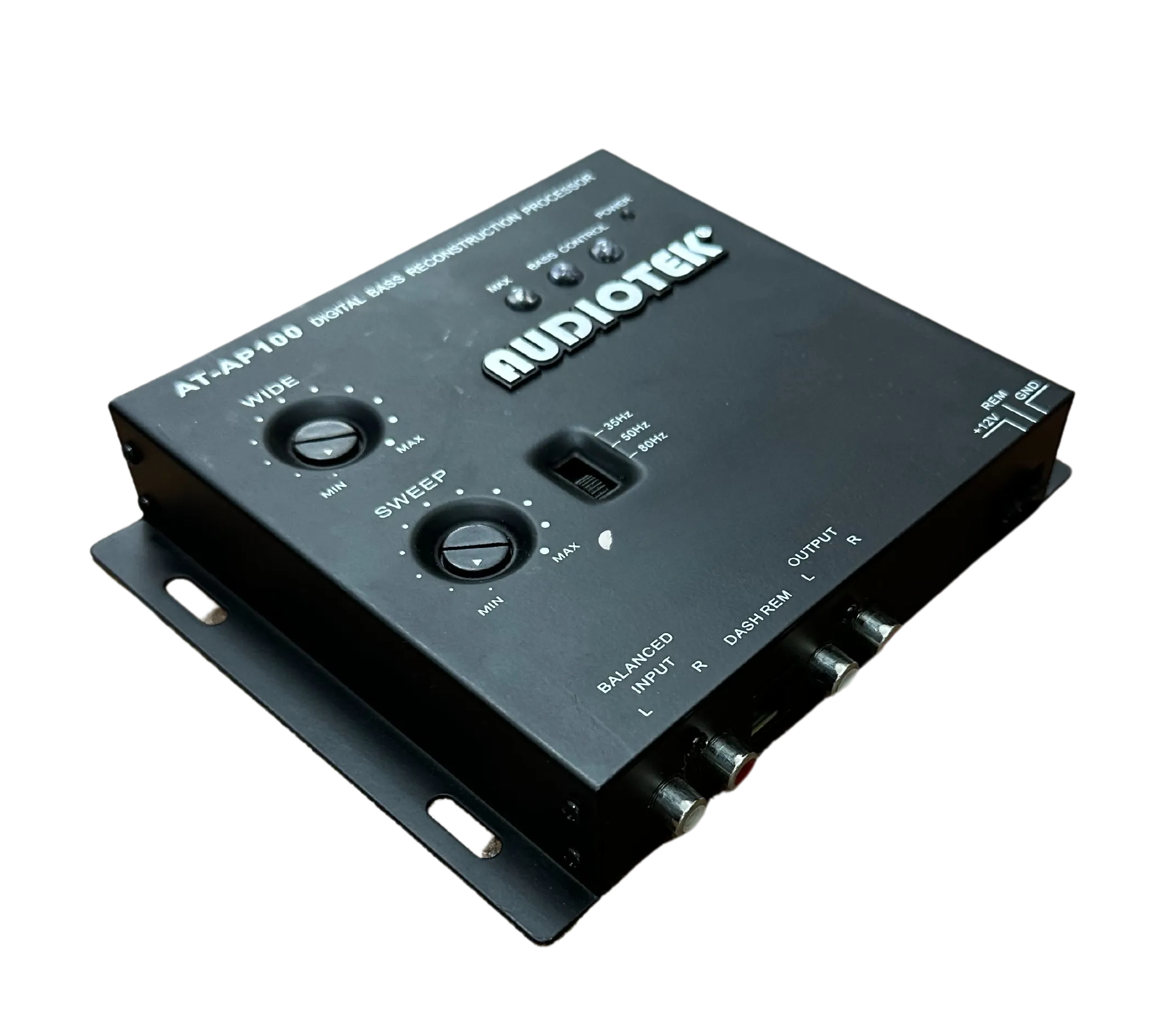 Audiotek AT-AP100 1/2 Din Car Audio Digital Bass Processor & Sound Restoration
