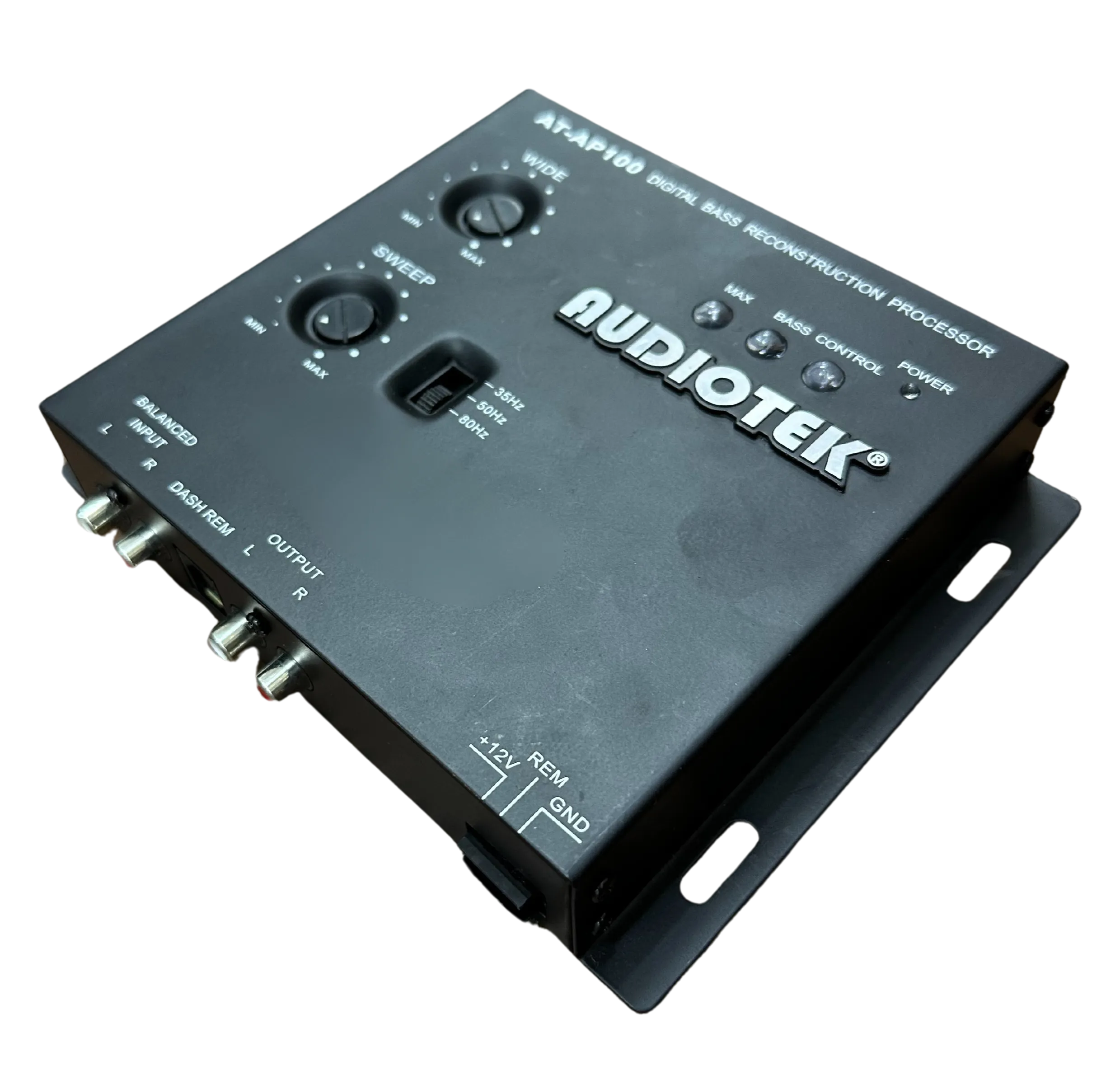 Audiotek AT-AP100 1/2 Din Car Audio Digital Bass Processor & Sound Restoration