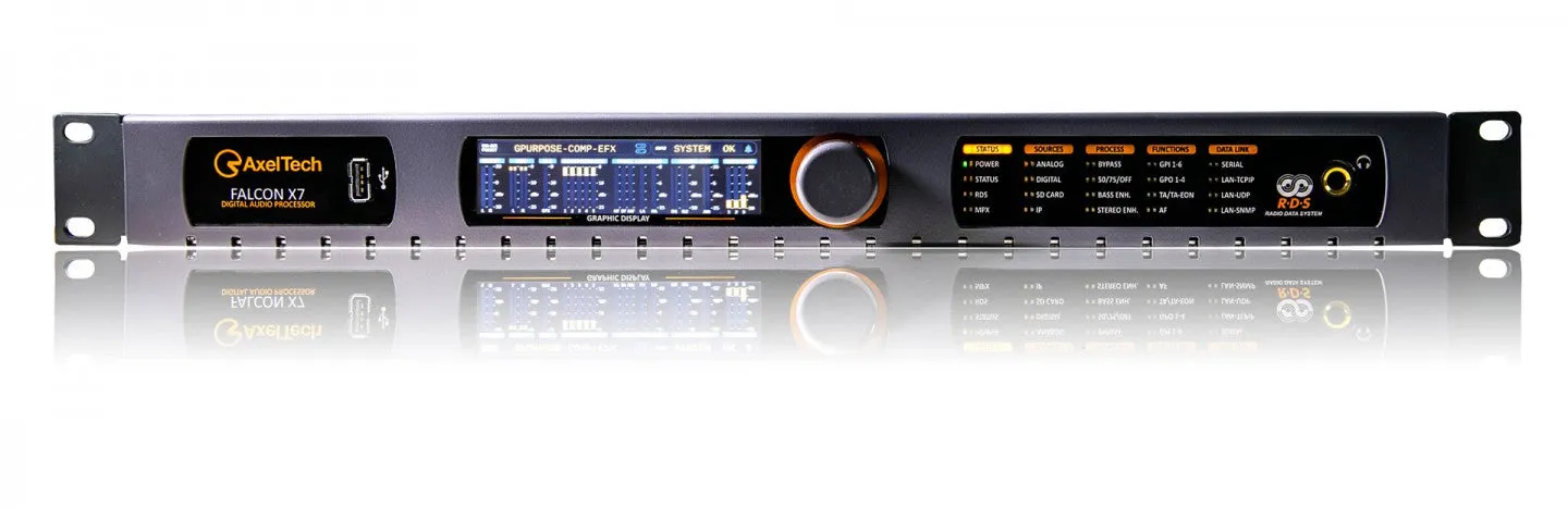 AxelTech Falcon X6/X7 - All-in-one 5 Bands Audio Processor with MPX Generator