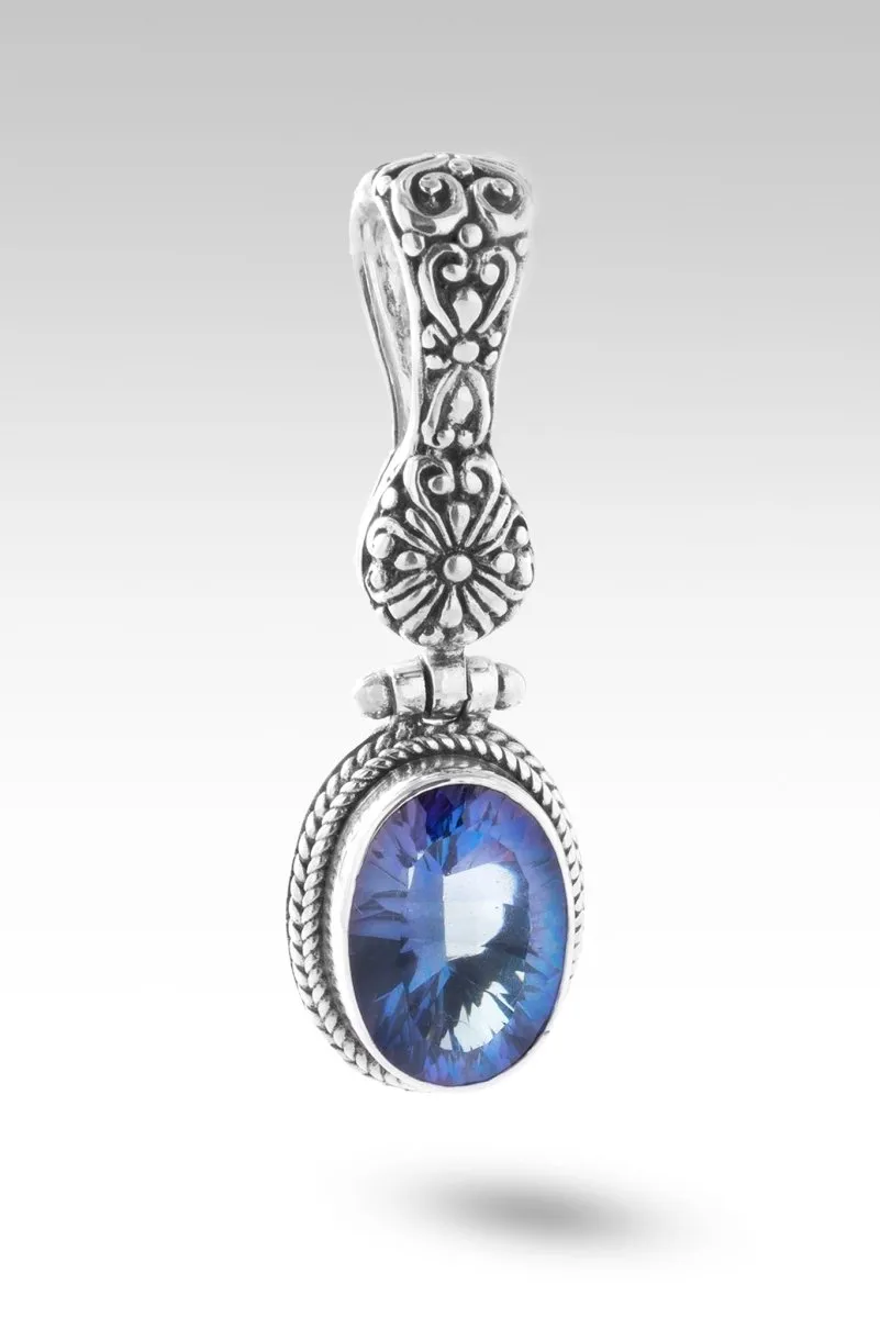 Be Not Afraid Pendant™ in Odyssey Universe™ Mystic Quartz