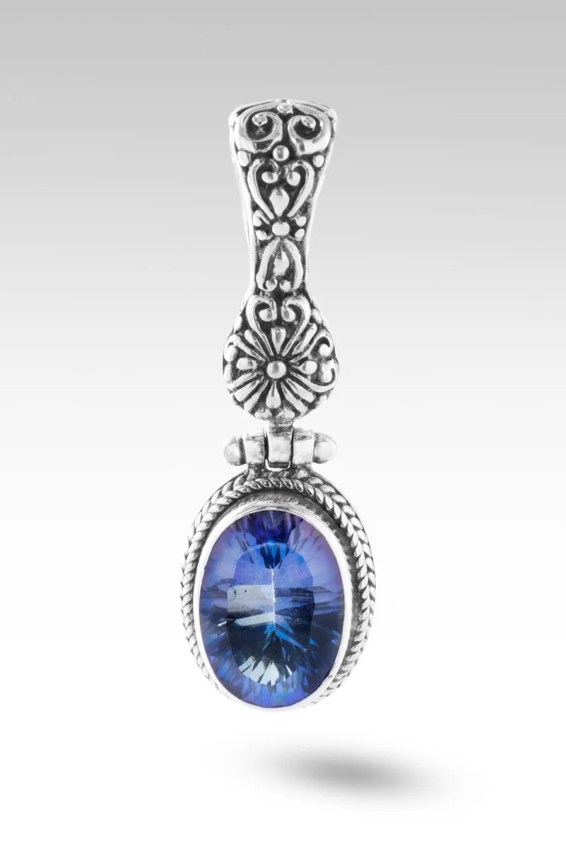 Be Not Afraid Pendant™ in Odyssey Universe™ Mystic Quartz