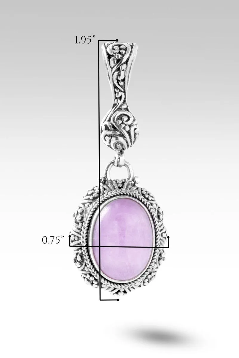 Be Patient Pendant™ in Kunzite
