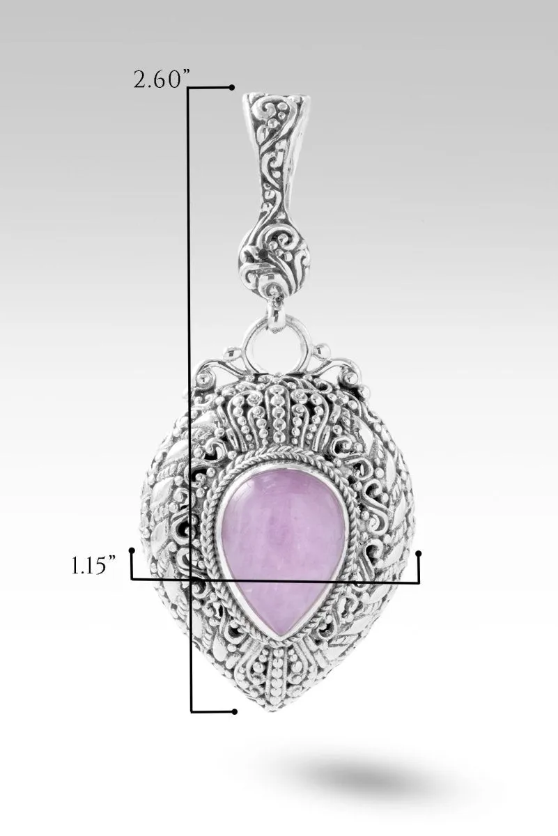 Be Quick to Listen Pendant II™ in Kunzite