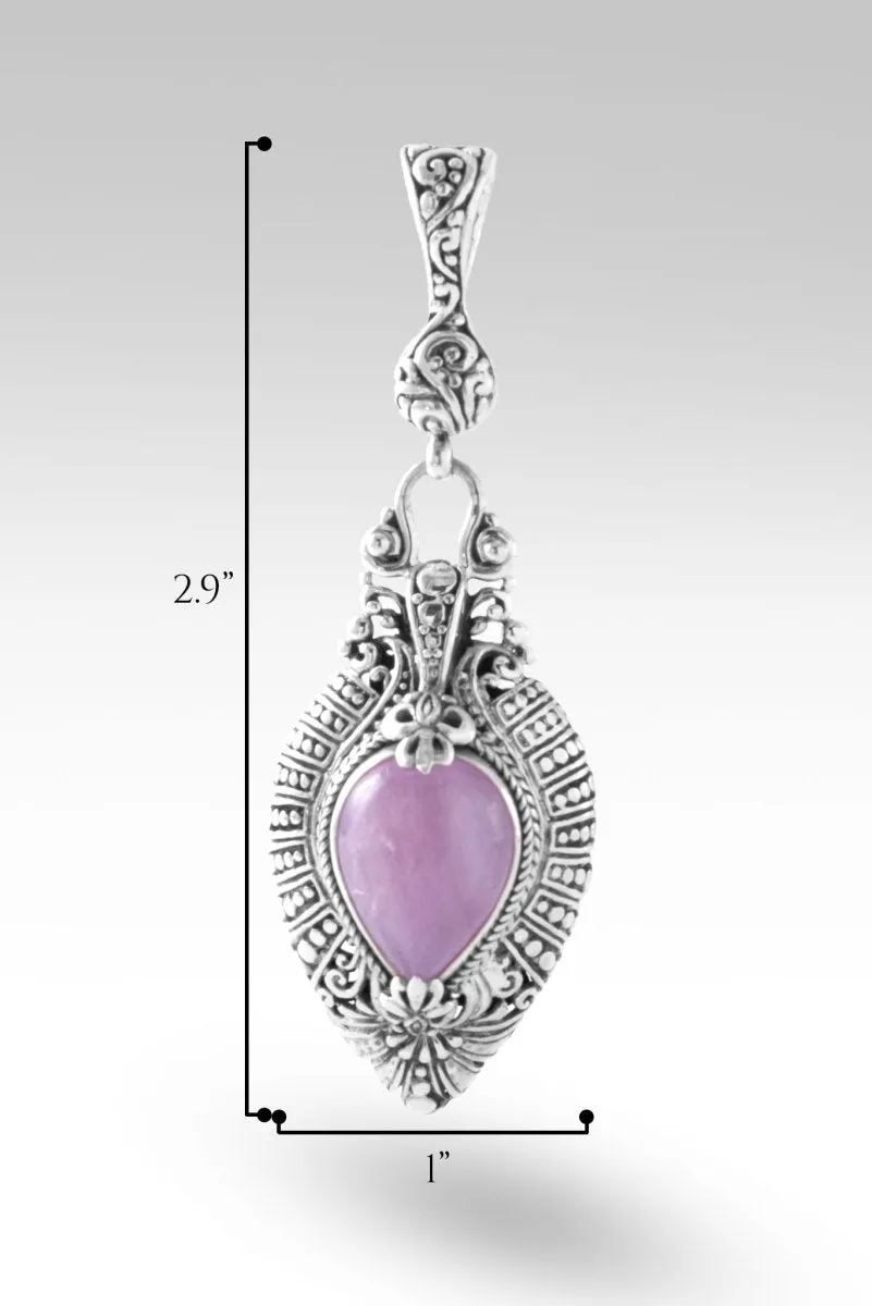 Be Quick to Listen Pendant™ in Kunzite