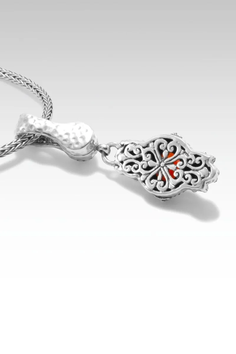 Beautiful & Brave Pendant™ in Carnelian