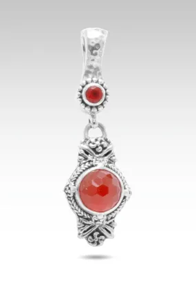 Beautiful & Brave Pendant™ in Carnelian
