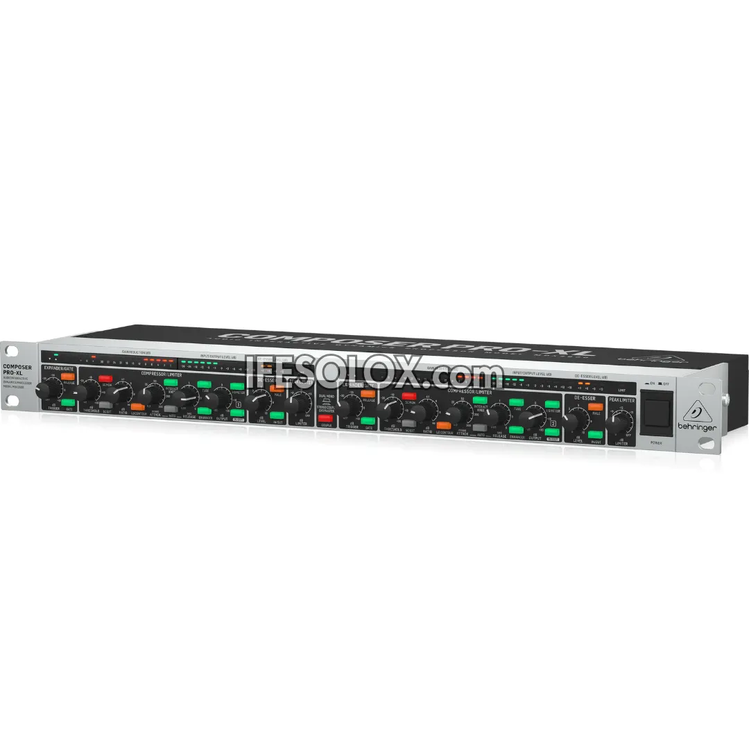 Behringer MDX2600 2-Channel COMPOSER PRO-XL Compressor/Gate/Peak Limiter with De-Esser - Brand New