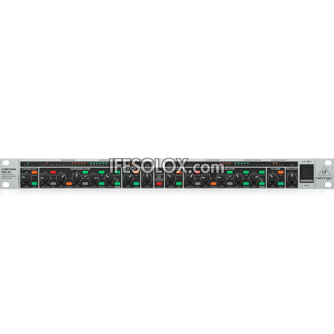 Behringer MDX2600 2-Channel COMPOSER PRO-XL Compressor/Gate/Peak Limiter with De-Esser - Brand New