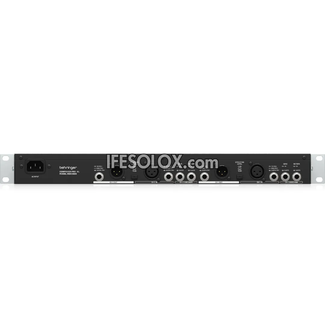 Behringer MDX2600 2-Channel COMPOSER PRO-XL Compressor/Gate/Peak Limiter with De-Esser - Brand New