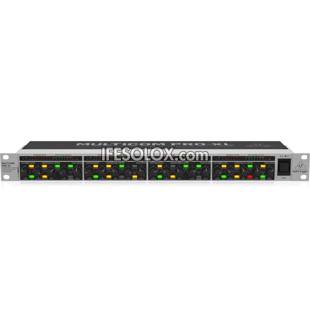 Behringer MDX4600 4-Channel MULTICOM PRO-XL Compressor/Gate/Peak Limiter with Enhancer - Brand New