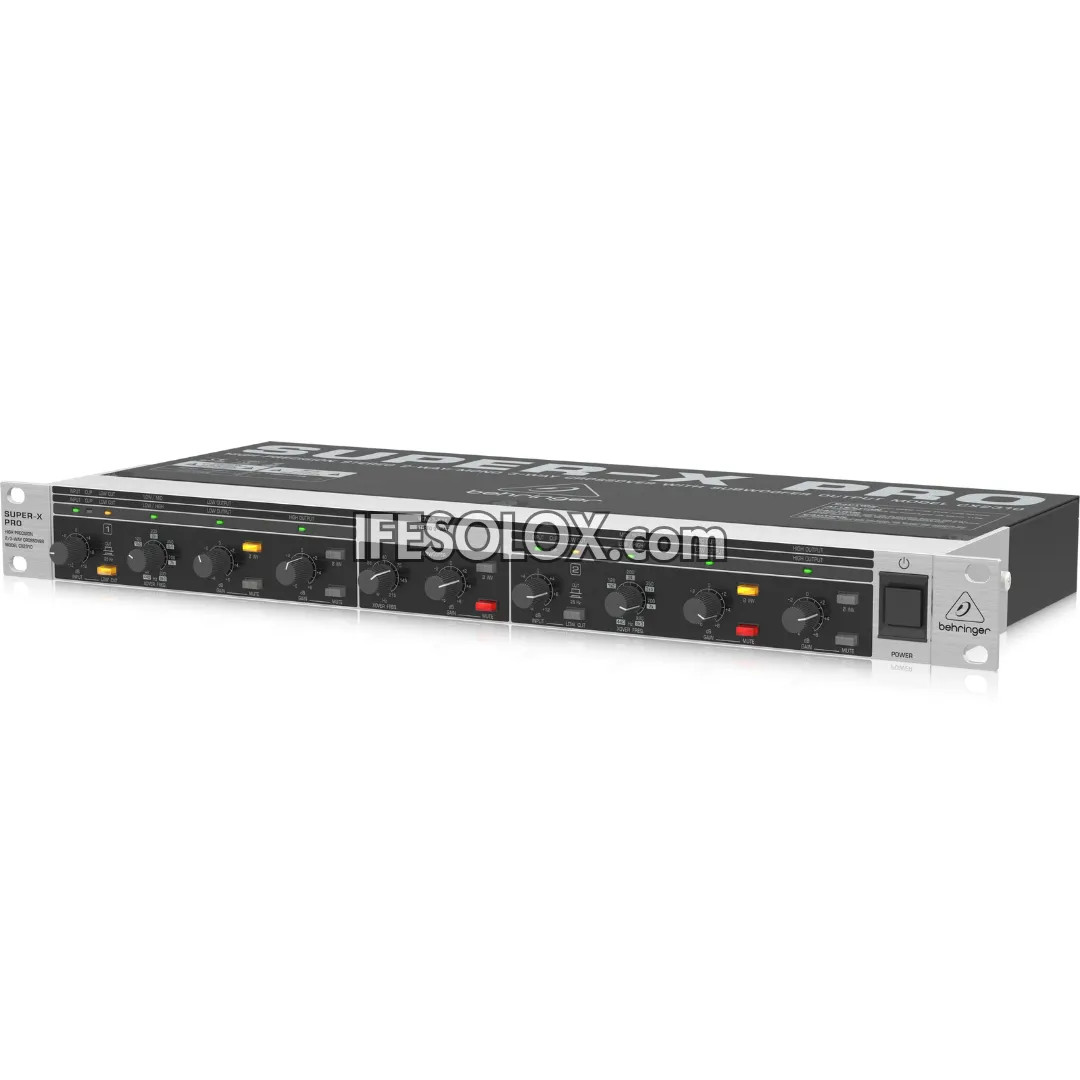 Behringer SUPER-X PRO CX2310 High-Precision Stereo 2-Way/Mono 3-Way Crossover with Subwoofer Output - Brand New