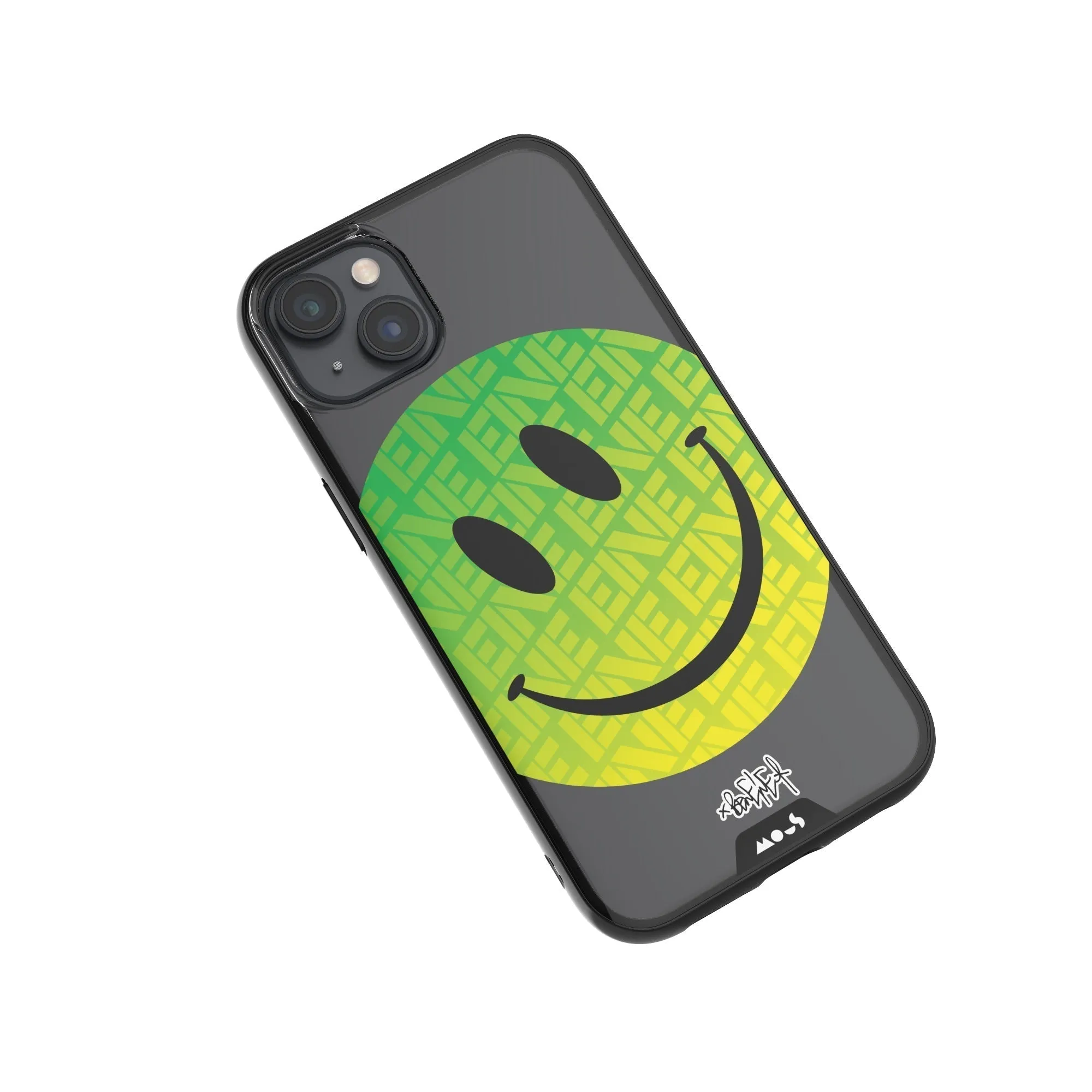 Ben Eine Green Smiley MagSafe® Compatible Phone Case - Clarity 2.0