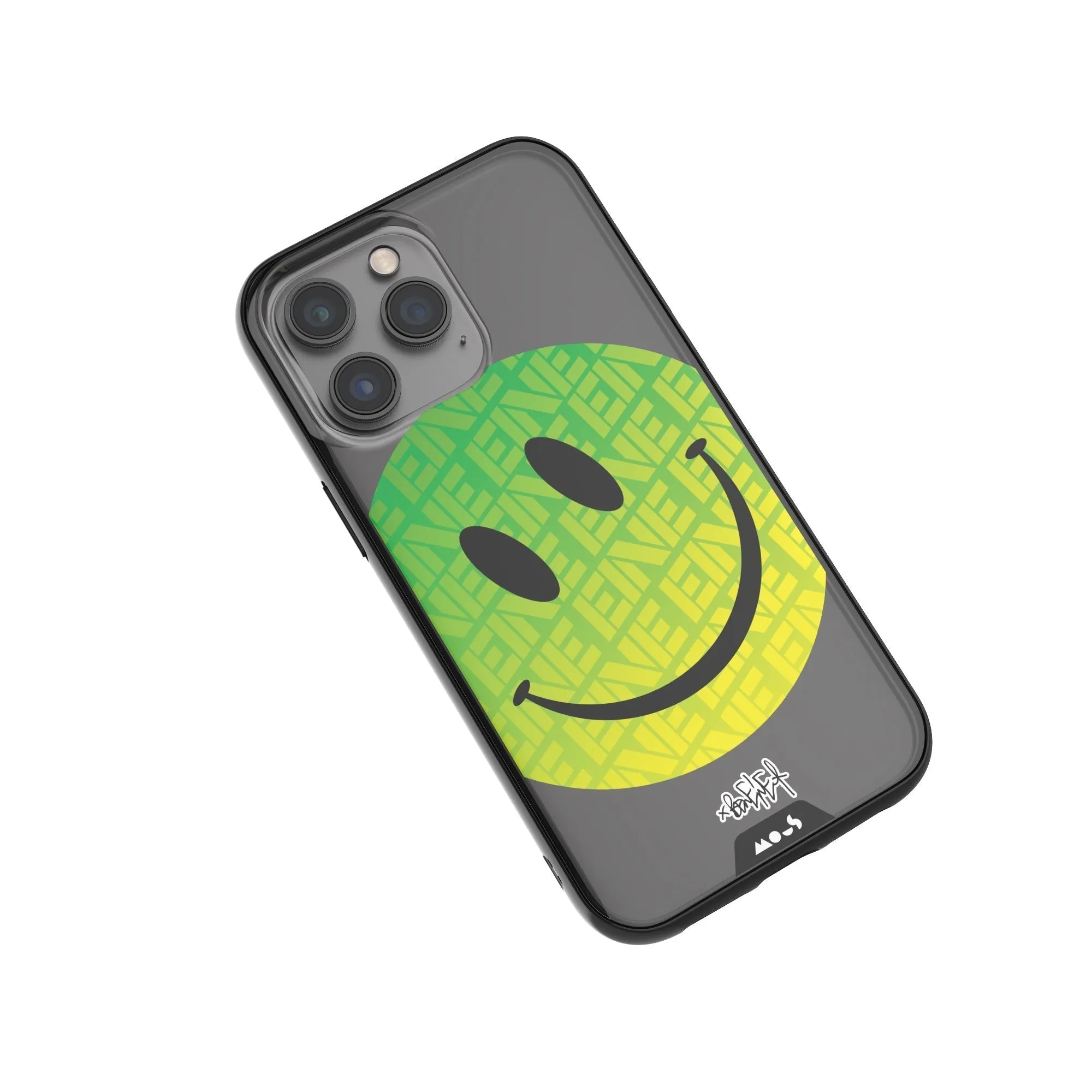 Ben Eine Green Smiley MagSafe® Compatible Phone Case - Clarity 2.0