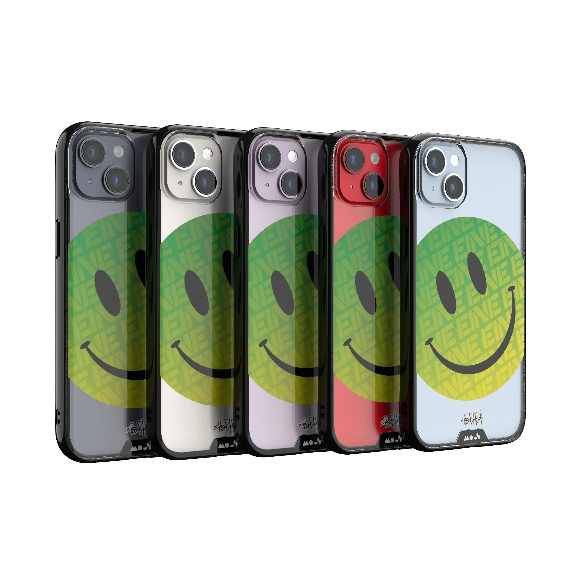 Ben Eine Green Smiley MagSafe® Compatible Phone Case - Clarity 2.0