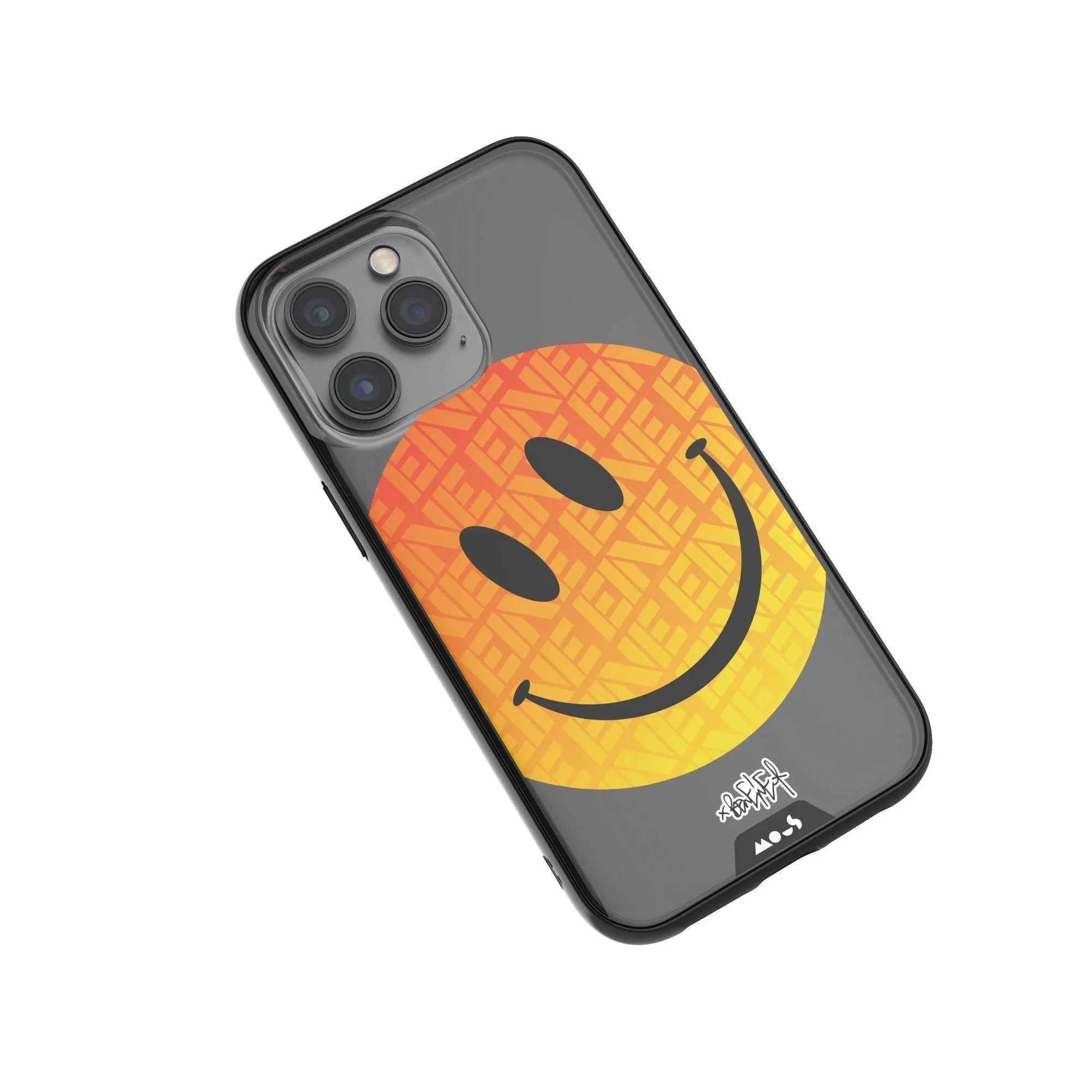 Ben Eine Orange Smiley MagSafe® Compatible Phone Case - Clarity 2.0