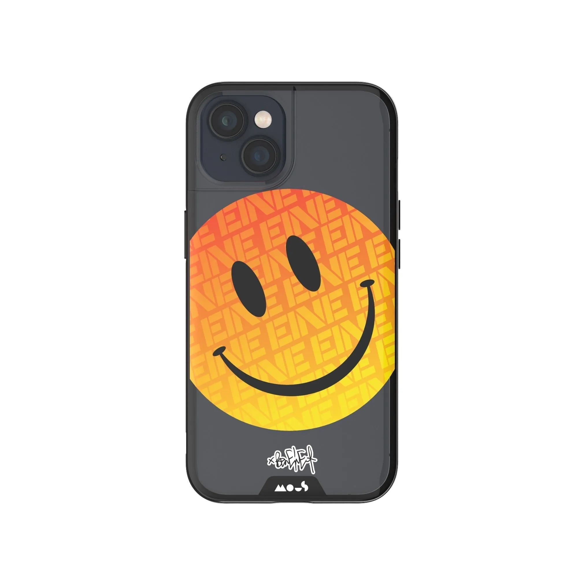 Ben Eine Orange Smiley Printed Phone Case - Clarity